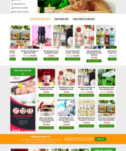 Theme wordpress Mỹ Phẩm 3