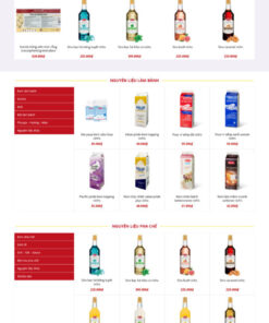 Theme wordpress Nguyên Liệu Làm Bánh