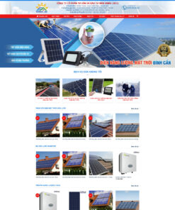 Theme wordpress Điện Năng Mặt Trời