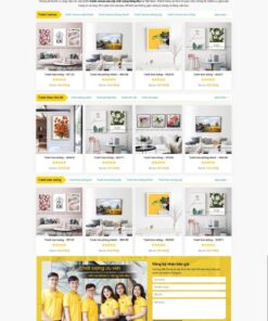 Theme wordpress Tranh Treo Tường