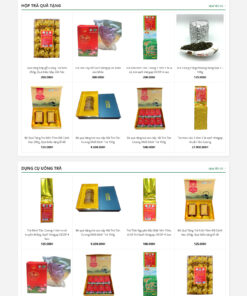 Theme wordpress Trà Xanh 1