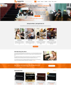 Theme wordpress Học Đàn